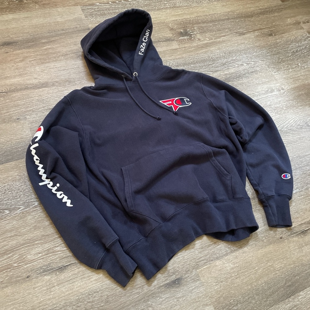 Navy blue Champion Reverse hoodie